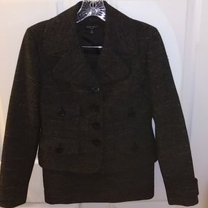 Gently Used 4 Pocket Black & White Nine West Suit